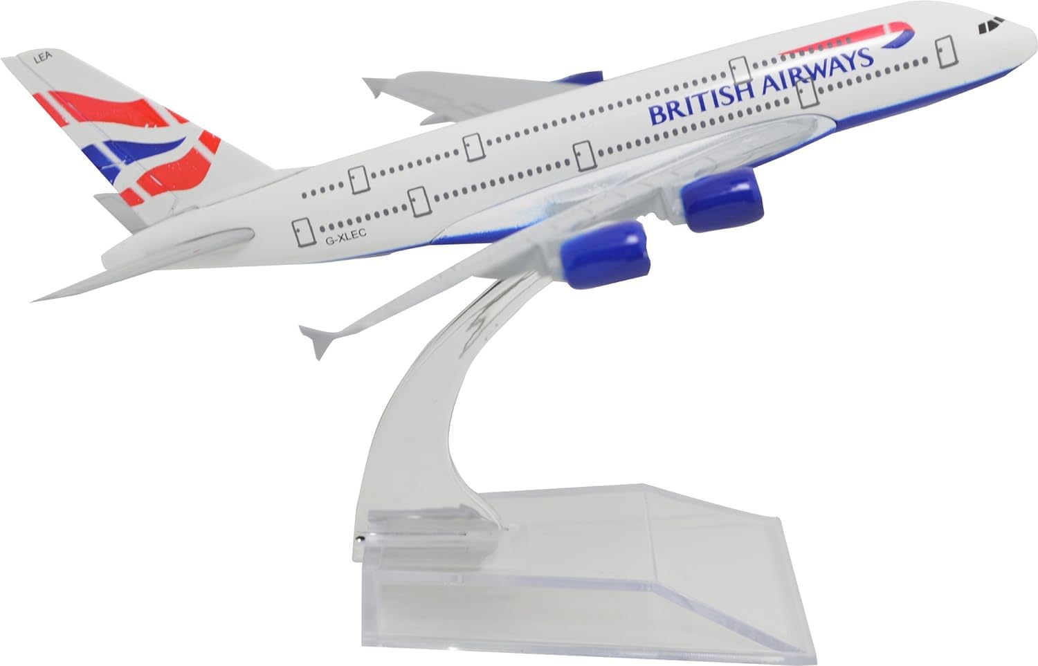 SCHUBERT only for Display Diecast Aeroplane Scale Model Size -16 cm X 14 cm (British Airways),multicolor