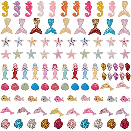 Cabochons sirène et dauphin pour personnaliser vos projets scrapbooking