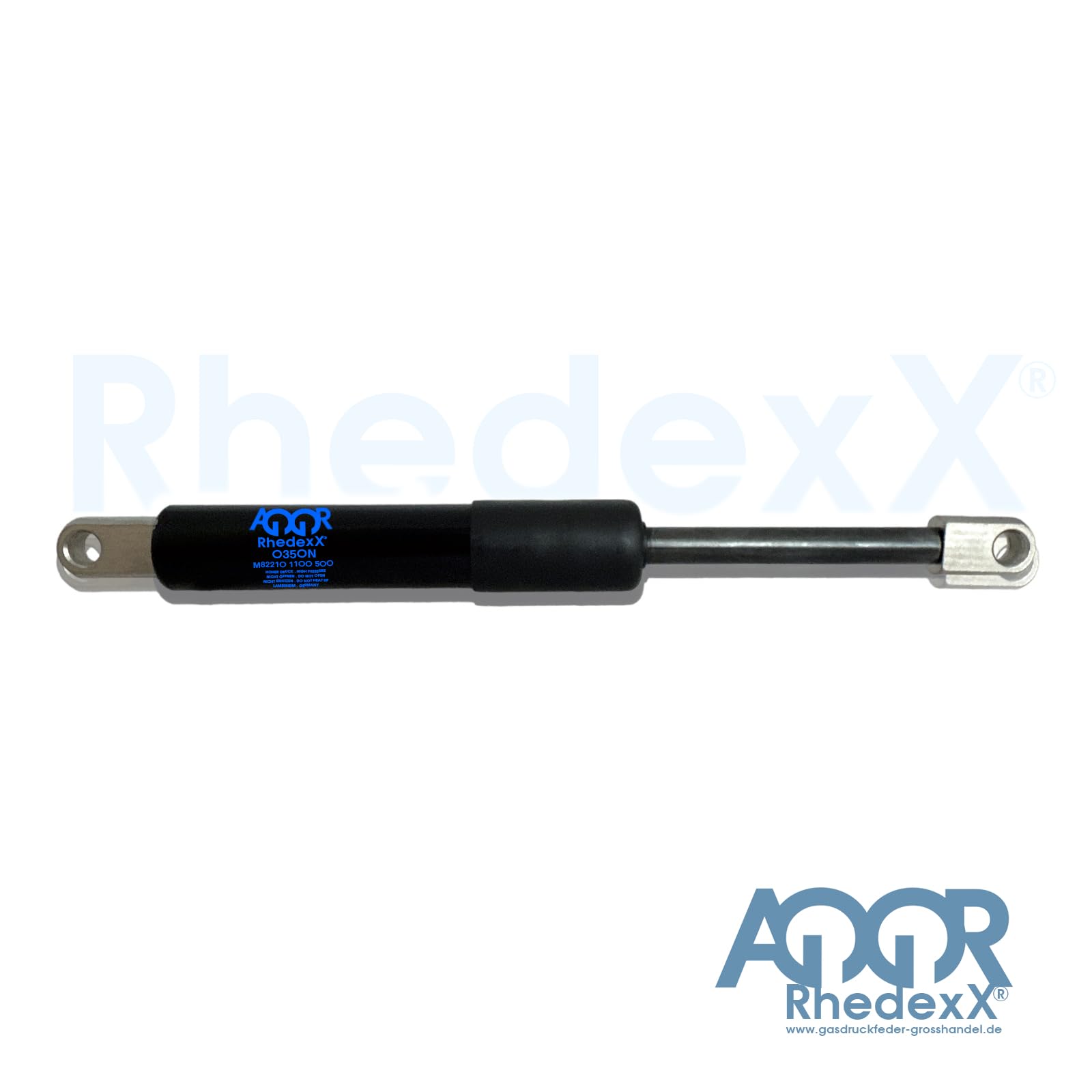 Stabilus Lift-O-Mat Molla A Gas 082538 - Ammortizzatore Con Occhio, 265 Mm, Forza 250 N Ammortizzatore A Gas - Foto 2