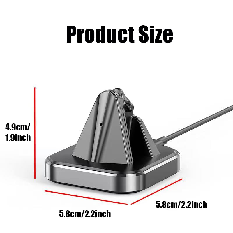 Charging Dock for Ray-Ban Meta Smart Glasses, Portable Charger Stand Compatible with Wayfarer, Headliner, Skyler, HSTN, Travel Charging Station with LED Indicator, Alloy with Weighted Non-Slip Base - image 7