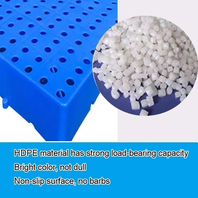 Polyethylene Pallet, Breathable Grid Ventilation Storage Racks, Splicable Waterproof Storage Pad, Indoor Outdoor Storage Grid Pad for Kitchen Supermarket Garages(90x30x3cm-3pcs)