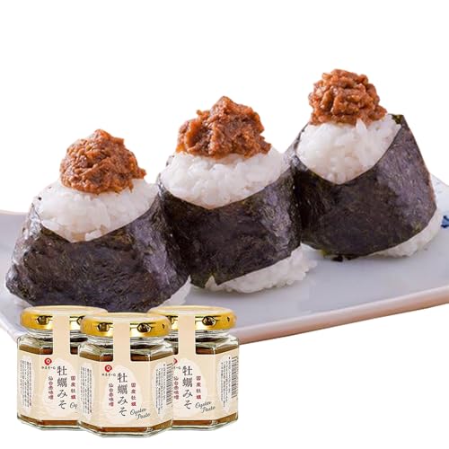 末永海産 牡蠣味噌 100g×3個セット 瓶詰め 宮城県 三陸産 無添加 ご飯のお供 おつまみ おにぎり 惣菜おかず グルメ 赤味噌 日高見の国 (3個)