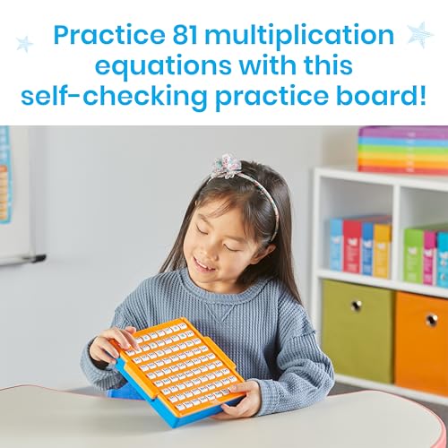 Tableau de multiplication interactif Learning Resources à cadran rotatif ludique