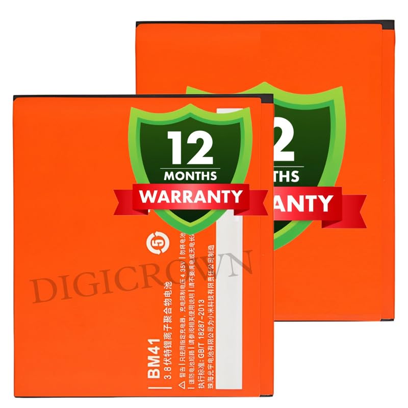 Image of Original BM41 Battery Compatible for Xiaomi Redmi 1 | Redmi 1S - (2000mAh) - 1 Year Warranty DF7
