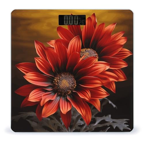 Báscula digital de baño Red Sunflower peso hasta 180 kg