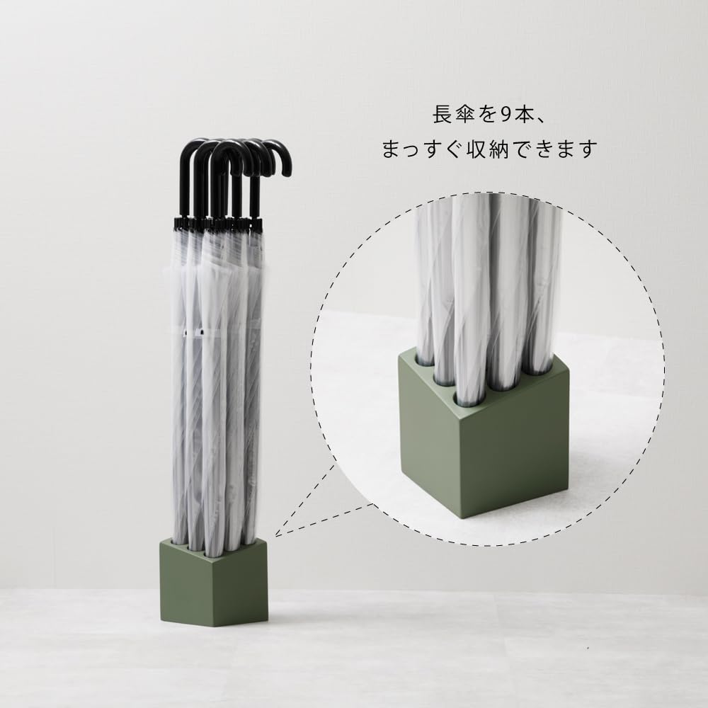 ideaco(イデアコ) 傘立て 9本挿し 幅14×奥行14×高さ17.5cm Amazon｜ideaco(イデアコ) 傘立て 9本挿し 幅14×奥行14×高さ17.5cm