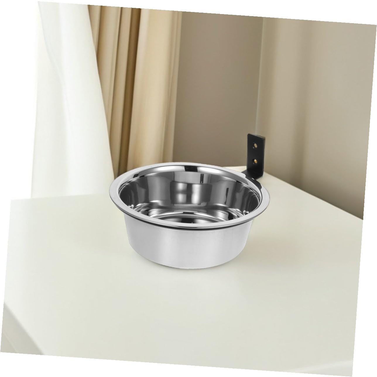 2 Juegos Comederos Altos para Perros de Cuencos de Acero Inoxidable Montados Pared Soporte Elevado para Alimentar Perros Grandes y Cachorros Estación de Comida y Agua