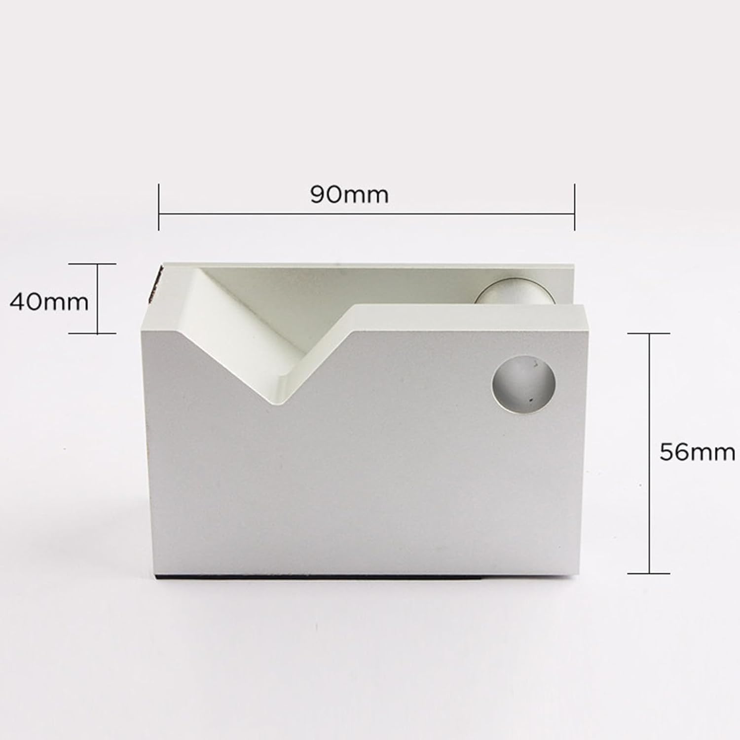 Macchina da taglio manuale a nastro, supporto per dispenser di nastro da scrivania, per nastri di larghezza inferiore a 20 mm, per scuola o ufficio, imballaggio e cancelleria