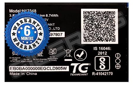 Image of Original H12348 Battery for Jio WiFi Battery H-12348 Reliance Jio WiFi Dongle /Airtel WiFi / M2S Fi 2 / Wireless Router 4g FI2 / M2 hot spot Battery with 6 Month Warranty*****(A096)