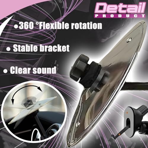 Auto Crash Becken, 2 pcs Autounfall cymbals, Drum Cymbals für Auto, Auto Crash Becken LüFtungsschlitz, Mini Trommel Becken für Auto, Auto trommel Cymbals, Auto Musikinstrument Becken, für Auto