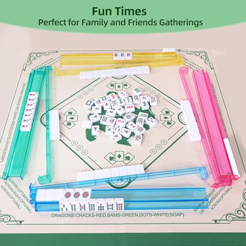 Set de Fichas American Mahjong 166 Piezas con Racks y Bolso miniatura 5