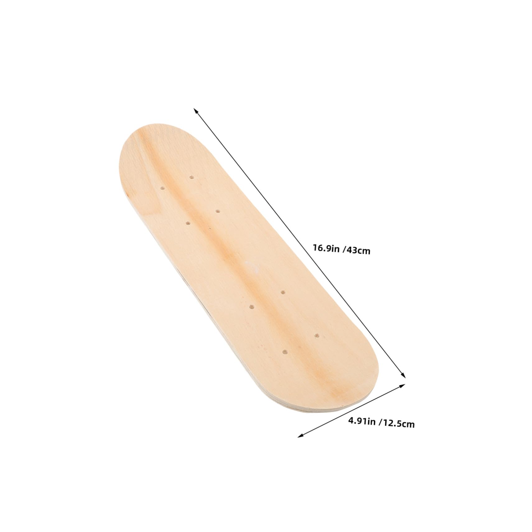Planche de Skateboard en Bois Vierge à Peindre, Lot de 3, 7 Couches