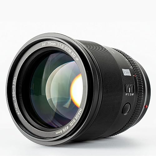 Image of VILTROX 75mm f /1.2 F1.2 Pro E-Mount Ultra Wide Angle Autofocus APS-C Prime Lens for Sony E-Mount Camera A6600 A6500 A6300 A6000 A6400 A6100 A5100 A7 A7R A7C A7II A7RII A7SIII A7III A7RIII A7RIV A9