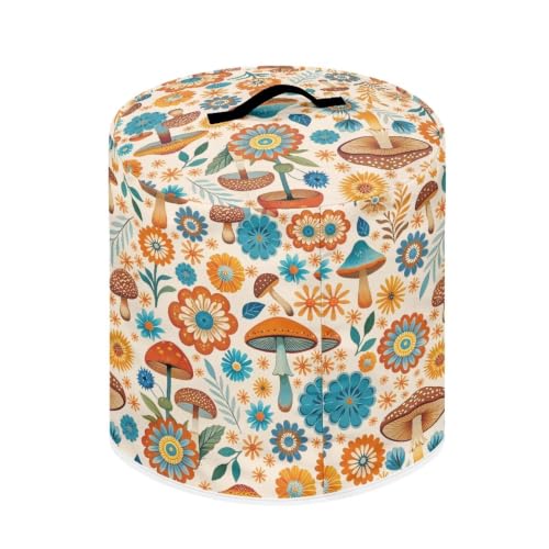 Image of Thanksgiving Boho Mushroom Air fryer Portable Rice Cooker Cover