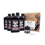 Klotz 4 Quart 15W-60 Synthetic Motor Oil Change Kit for Indian™ Scout Motorcycle