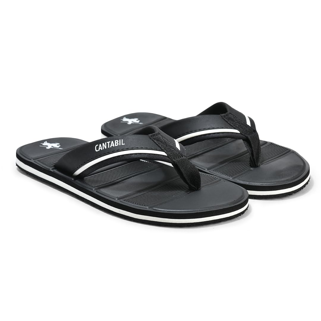 Casual Flip Flop for Men l Lightweight & Comfortable with Cushioned Insole EVA Upper Rubber Sole Slip on Closure (P_MSLP00029E)-image-4