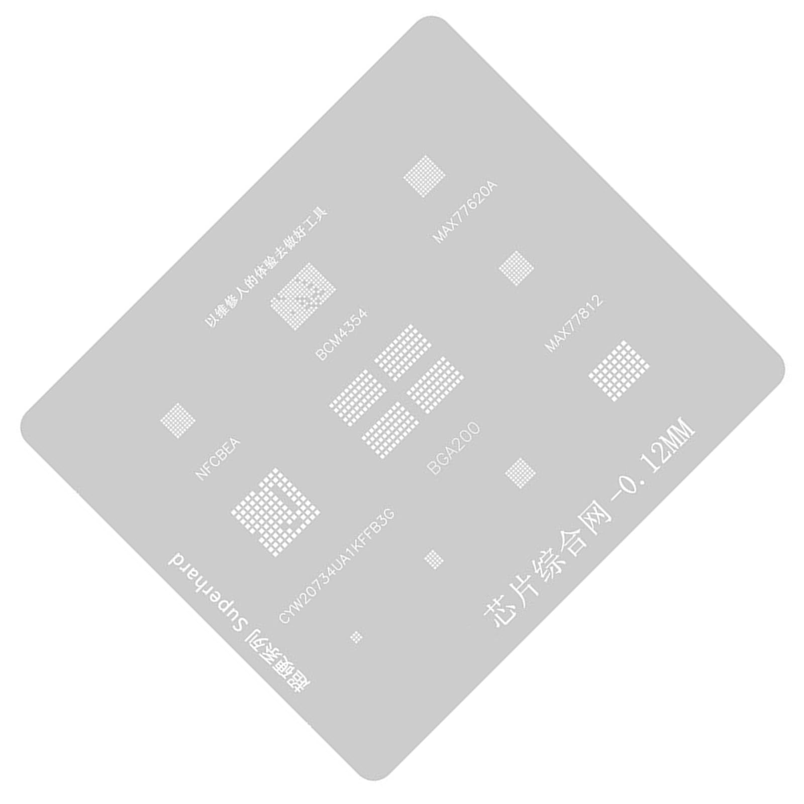 Kaccde A Professional Reballing Stencil For Cpu Repair Easy Handling Operate For Bga200 Models Welding