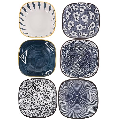 Gatuida 6 Bandejas Refrigeradas Para Servir Condimentos Tazones Para Fiestas Miniplatos Para Charcutería Tazón Para Kétchup Plato Para Aperitivos Platos Redondos Para Salsa De Soja