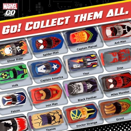 Image of Marvel Go Collection | Battle SUV | Captain America | 1:64 Diecast Toy Car | Ages 3 and Up | Collect Them All