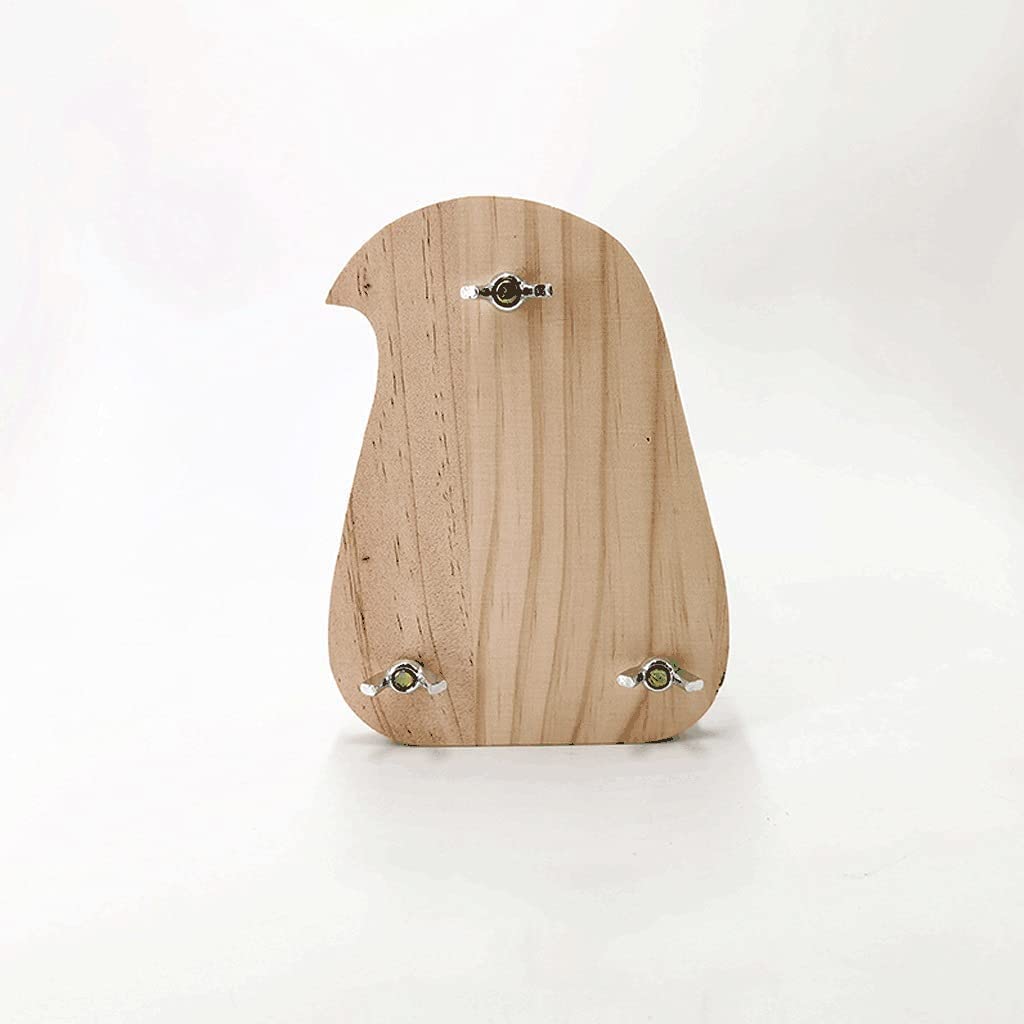 Casa degli uccelli Interessante supporto per uccelli, gabbia per uccelli in legno, supporto da viaggio portatile universale per piccoli Cockatiels Conures Finch Spazioso