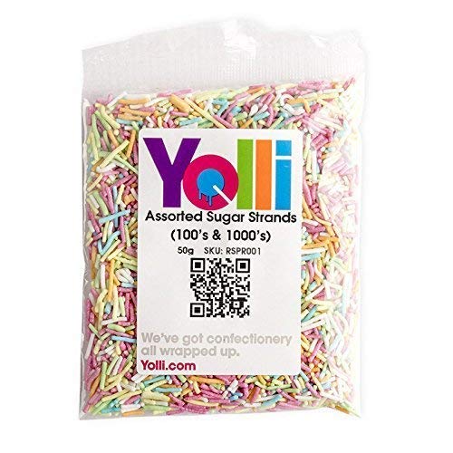 Bastoncini Granellini di Zucchero Colori Misti