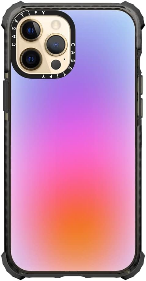 CASETiFY Ultra Impact Case for iPhone 12 Pro Max - Color Cloud: A New Thing is On The Way - by Jessica Poundstone - Clear Black - Image 5