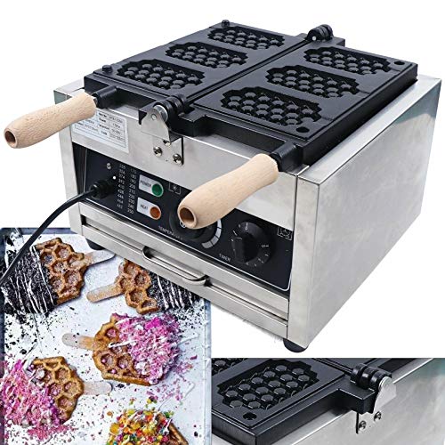 Waffelmaschine, Waffeleisen Belgisch Quadratische Waffeln Startseite Kommerzielle Timer 1500W 50~300℃ für Bäckereien… – Bild 4