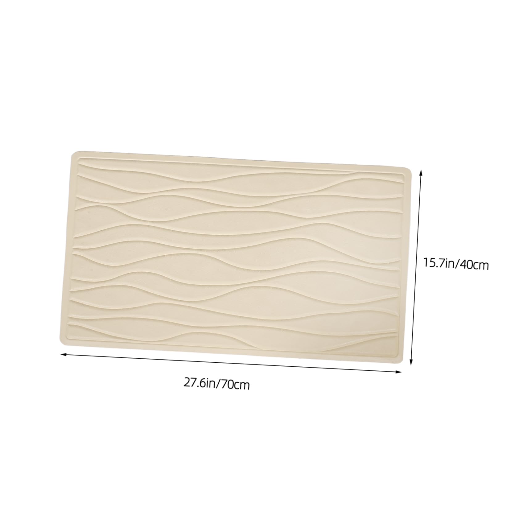 Beavorty Alfombrilla de Baño con Ventosas de Goma Antideslizante para Bañera y Ducha, Adecuado para Hoteles y Hogar