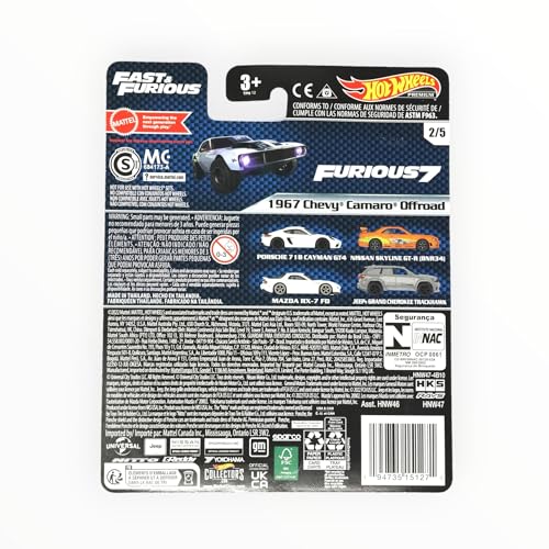 Hot Wheels Chevy Camaro 1967 Offroad miniatura 2