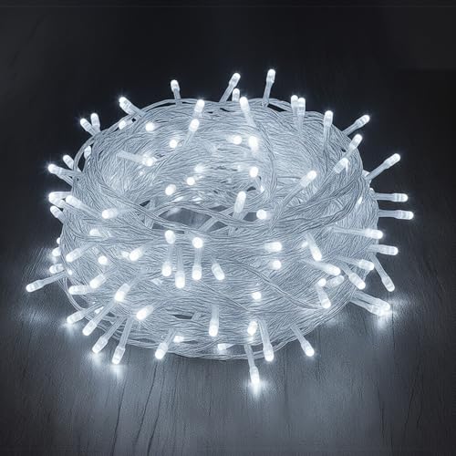 Image of 40 Meter 140 LED String Lights for Home Decoration| Waterproof Decorative Fairy Lights for Indoor Outdoor Use|Pixel Light for Balcony, Garden, Diwali, Wedding & Festival Lighting (Cool White)