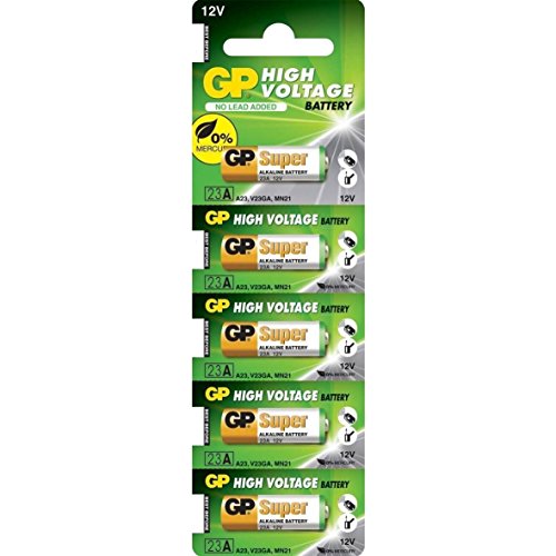 GP Battery 12V 10 Pcs High Voltage Alkaline 23AE