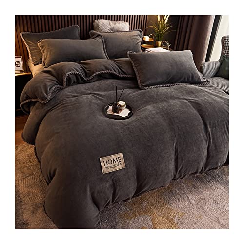 Housse de couette en flanelle épaisse et polaire corail de qualité supérieure