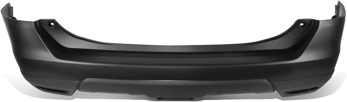 DNA MOTORING Factory OE Rear Bumper Cover Compatible With Rogue 2014-2016 / Fits Without Parking Aid Sensor Holes, NI1100295 2014 2015 2016, OEM-BUMP-NI1100295