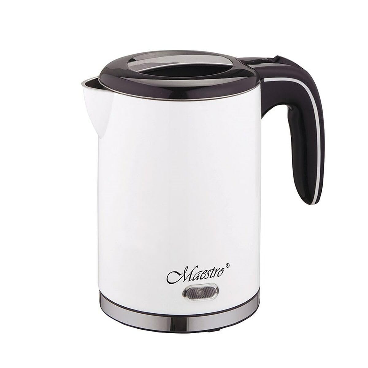 Maestro MR-030 Kettle Stainless Steel Electric Kettle 1.2L 1500W (White)