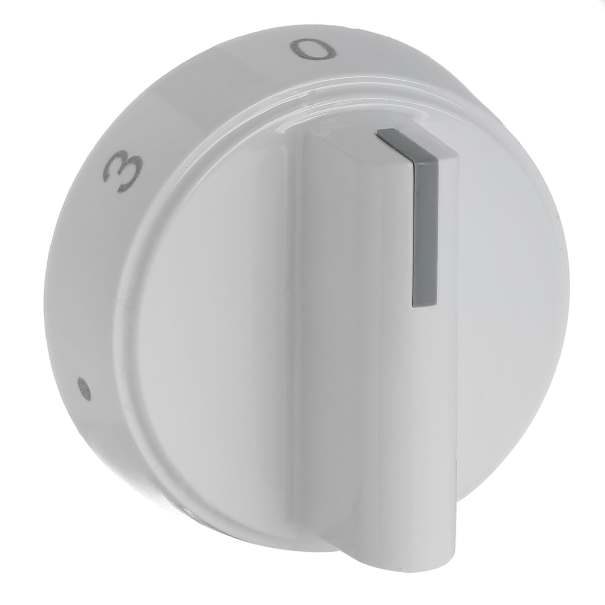 Masterpart Cooker Oven Control Knob White Rotary Switch Dial Button to Fit Amica Cookers & Ovens 9050859