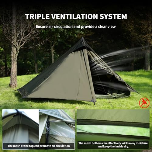 Carpa de camping ultraligera TENPLAY 2.0 para 1 persona miniatura 4