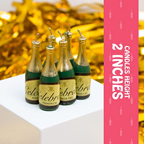 Drunk Doll Cake Topper | Funny Decoration Kit For Celebrating A Bachelorette Party Or Any Birthday 21 And Up (8 Piece Set)(Not Edible)(Barbie Like)(Brunette) #TOP6