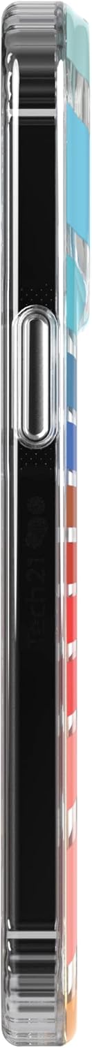 tech21 Evo Art Rainbow Sunburst for iPhone 13 Pro – Protective Phone Case with Exclusive Artwork and 12ft Multi-Drop Protection