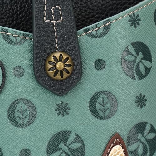 Image of CHALA Snap Crossbody RFID Protected Women Faux Leather Cellphone Purse with Adjustable Crossbody Strap