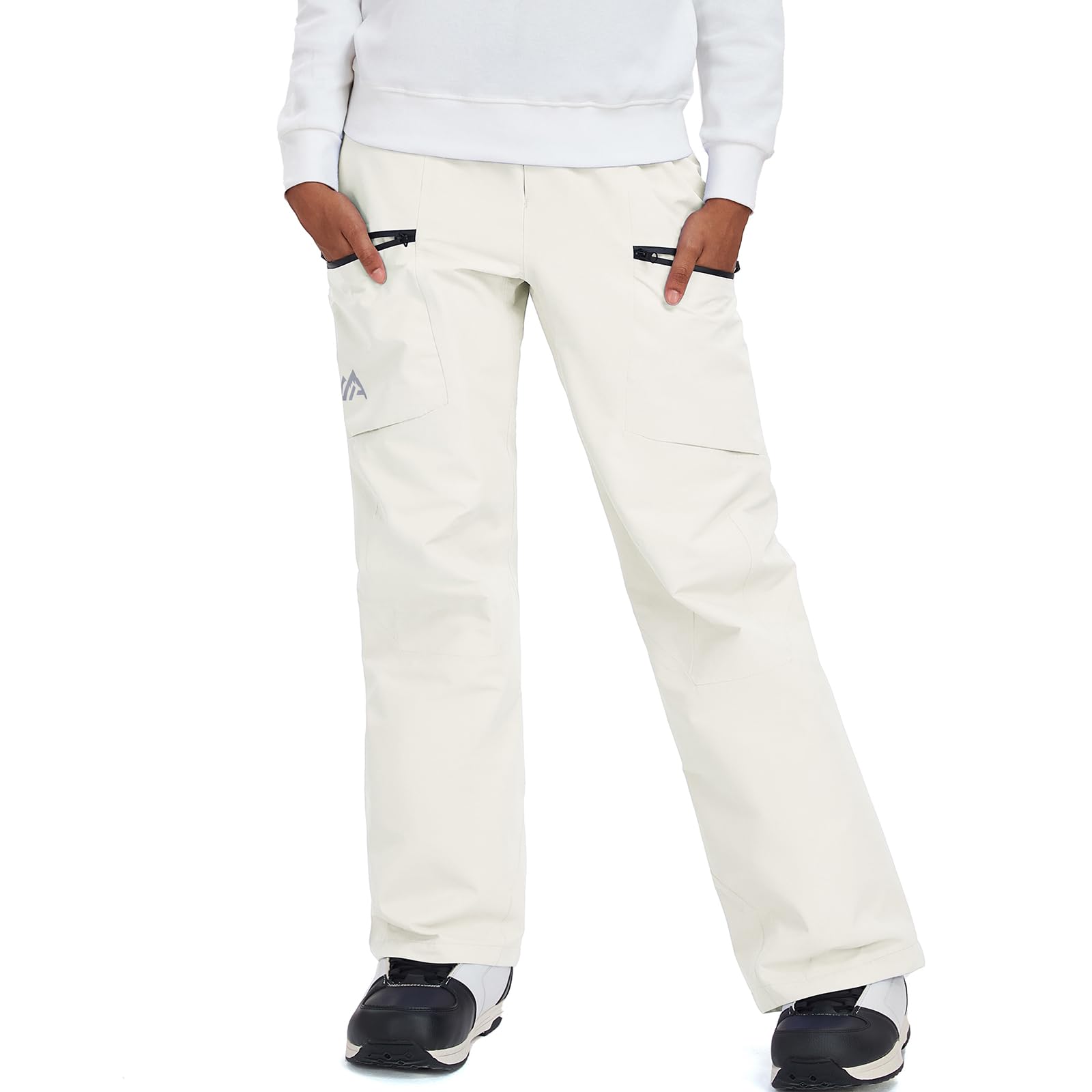 Pantalones de esquí para mujer, impermeables, resistentes al viento, transpirables, para exteriores, para invierno, cálidos, para esquí de fondo