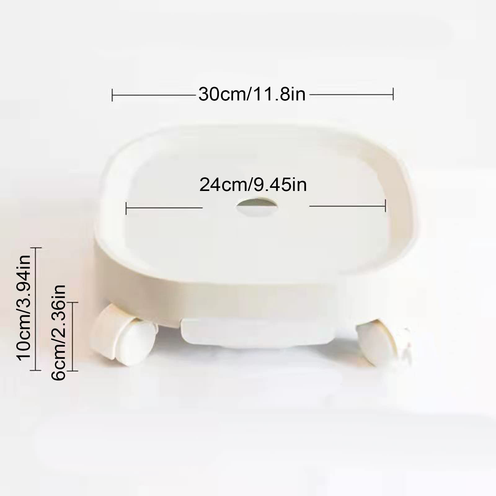 HYLYING White Plant Caddy With Water Container - Image 7