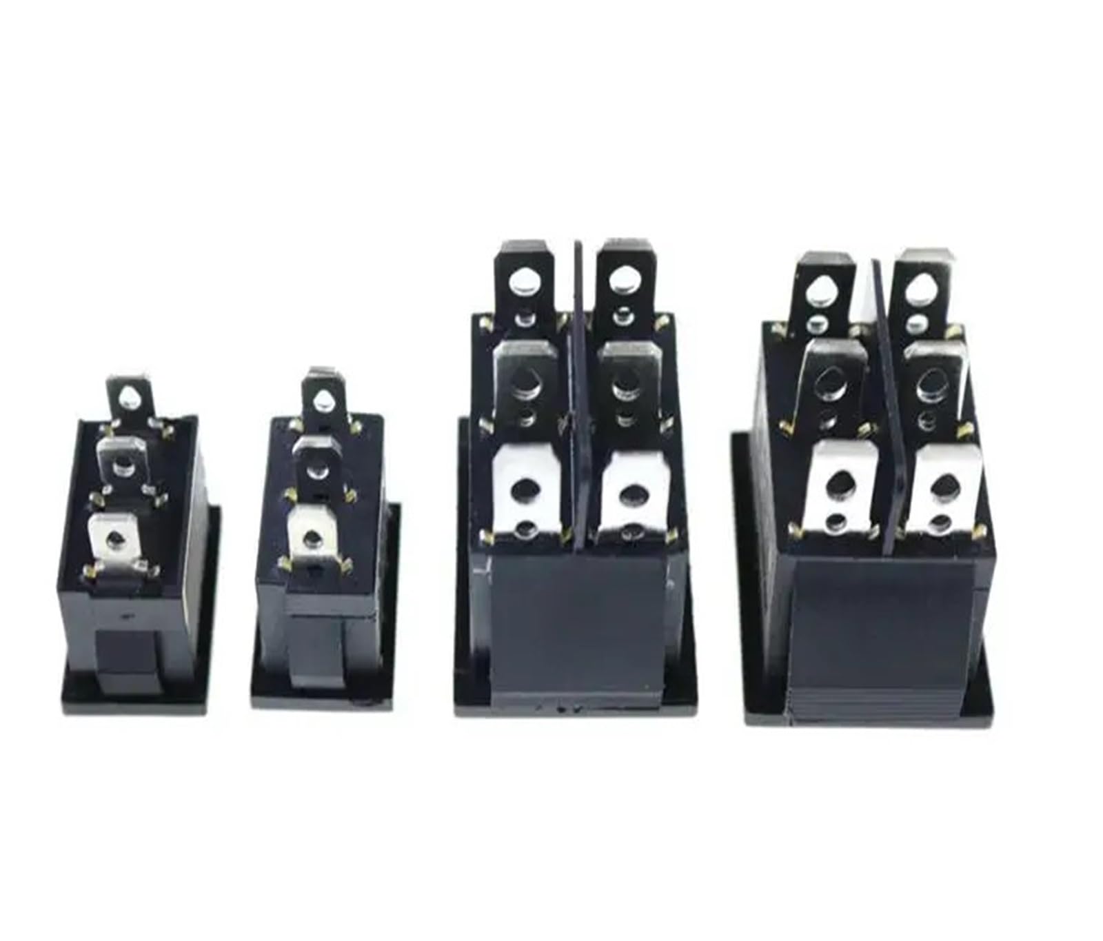Interruptor Basculante KCD4 De Encendido ON-Off-ON 3 Posiciones 3/6 Pines con Luz 16A 250VAC/ 20A 125VAC(Kcd4 6-Pin Reset)