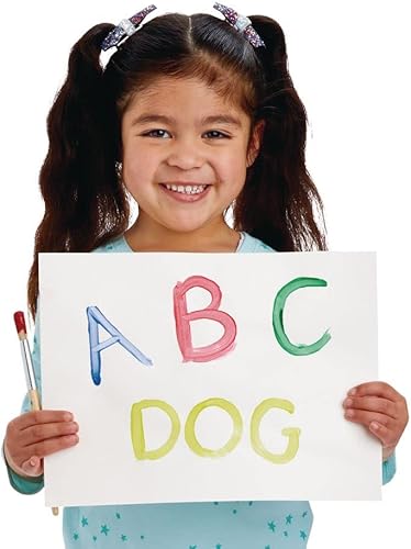 Miniatura 5 de Colorations Pintura al témpera, colores del arcoíris, juego de 6, 2 onzas EA, rojo, azul, verde, blanco, amarillo, negro