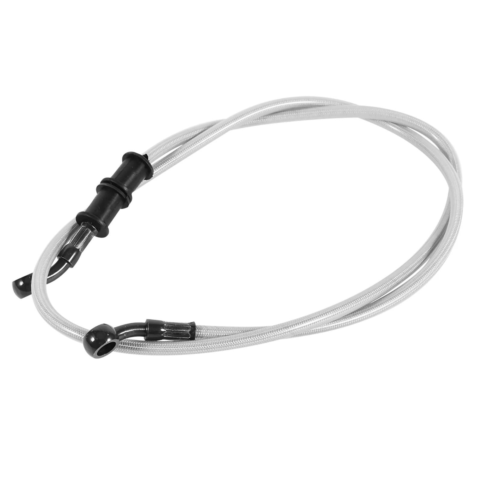 Bvhaysud 500Mm Silver 50‑ 120Cm Motorcycle Brake Oil Hose Braided Steel Clutch Disc