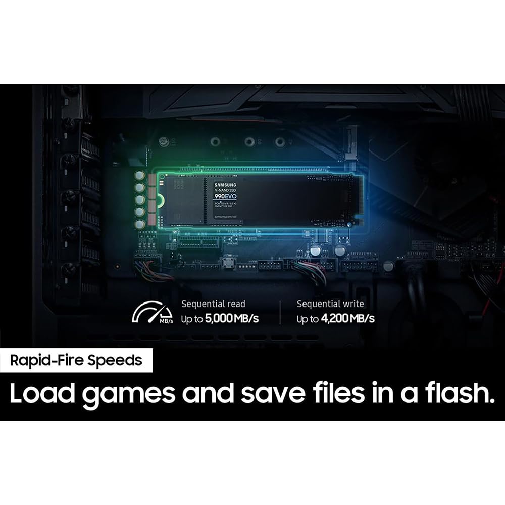 内蔵型SSD Samsung 990 EVO MZ-V9E2T0B-IT 2TB NVME 990 EVO NVMe™ 2TB Internal SSD | Samsung US