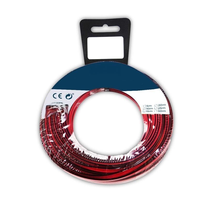 Zarivy 2x0.75mm red and black parallel cable reel ideal for audio 5m length provides flexibility and resistance - Image 3