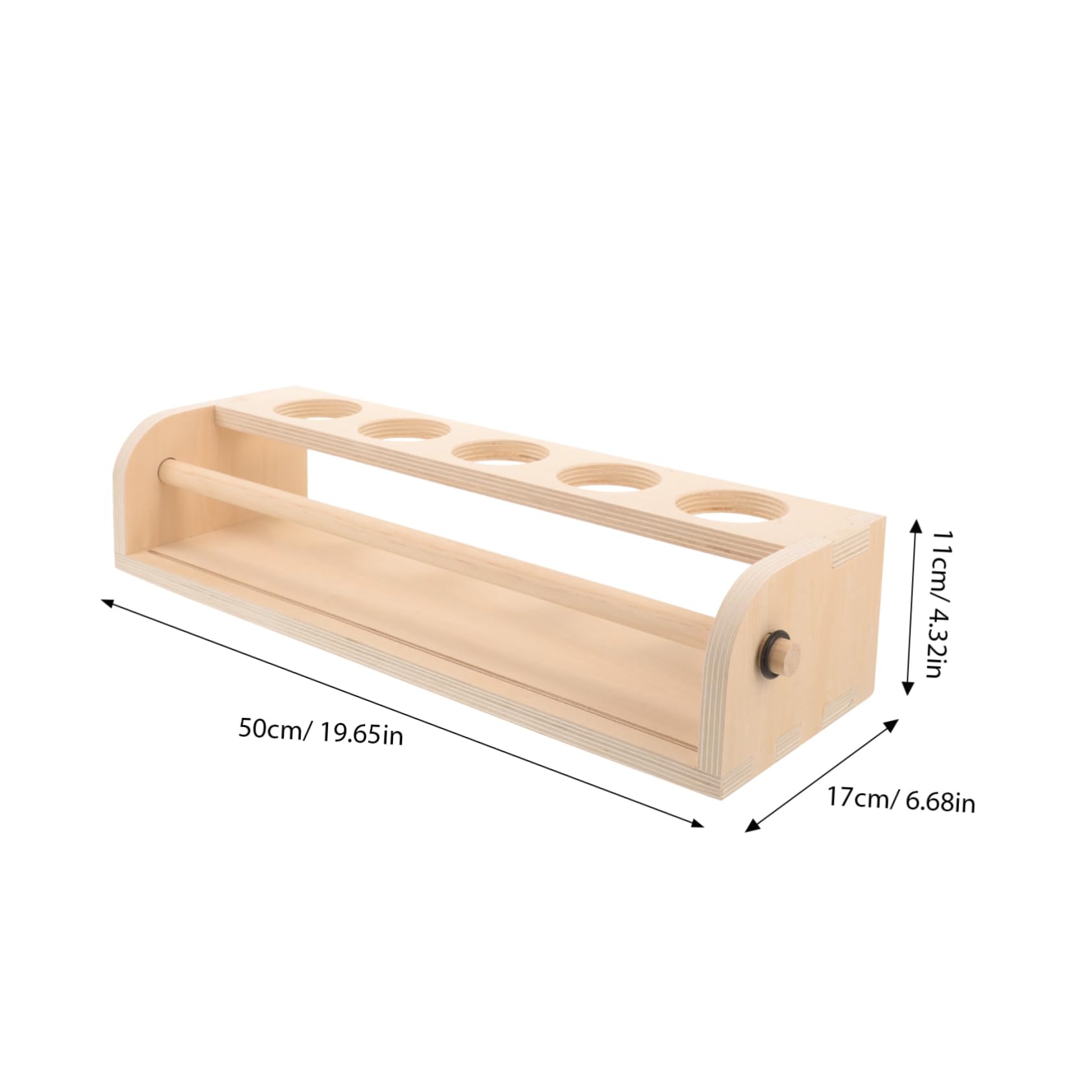jojofuny Cavalletto da Tavolo in Legno Beige Multifunzionale per Ragazzo Ragazza Supporto Rotolo Pittura Salvaspazio per Attività Creative e Scrittura