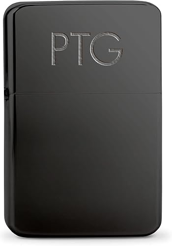 Miniatura 10 de Weddingstar Encendedor personalizado a prueba de viento de metal personalizado dorado cepillado - Emblema de diamante grabado monograma