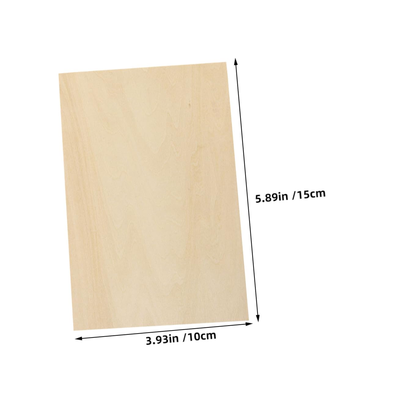 24piezas Tablero Multicapa De Madera Sin Pintar Láminas De Madera Para Manualidades Lisos Para Proyectos De Bricolaje Sin Terminar Para Crafts