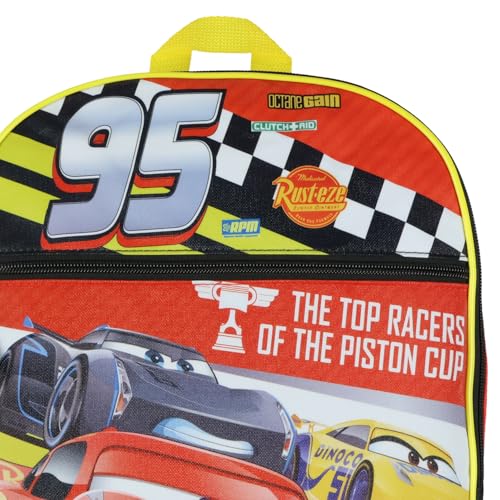 Disney Cars Backpack Top Racers Lightning McQueen 16" School Bag4